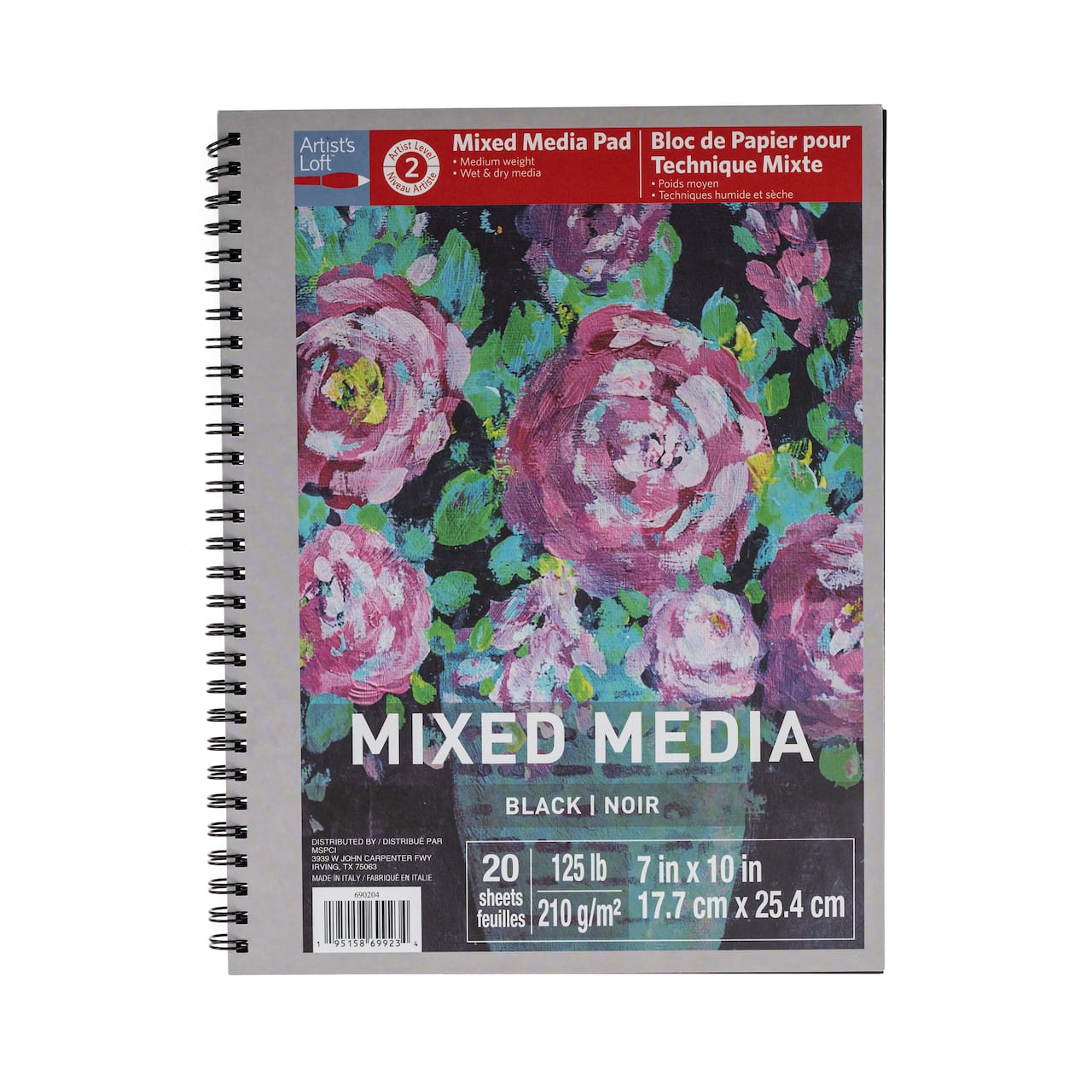 12 Pack: Black Mixed Media Pad by Artist&#x27;s Loft&#x2122;
